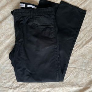 Calvin klein men pants black 36x32 extreme slim fit preowned